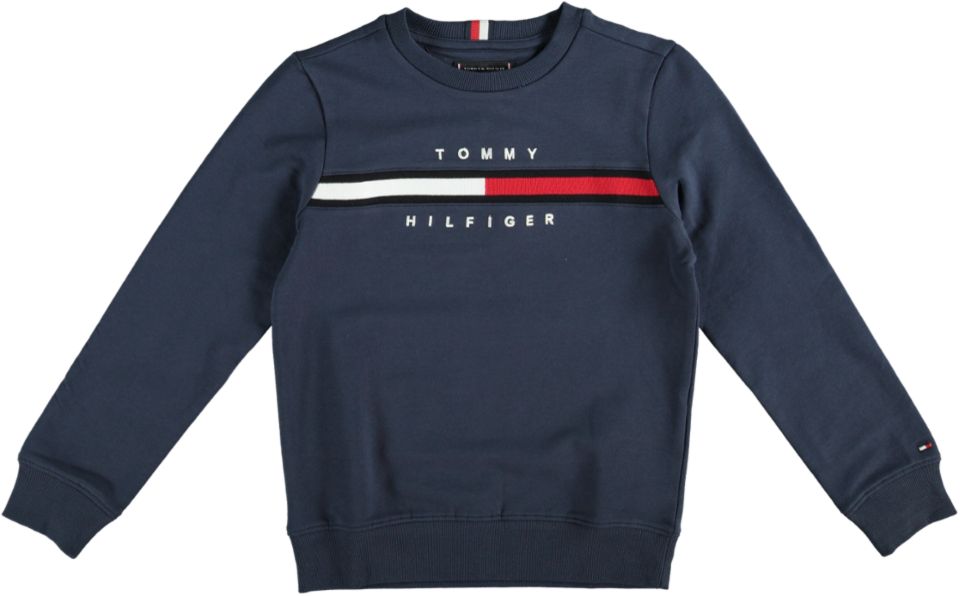 Pracht zoals dat Verleiding Jongens Truien & Vesten Tommy Hilfiger Sweater FLAG RIB INSERT - Bergmans  Fashion Outlet - Webshop | GRATIS VERZENDING!