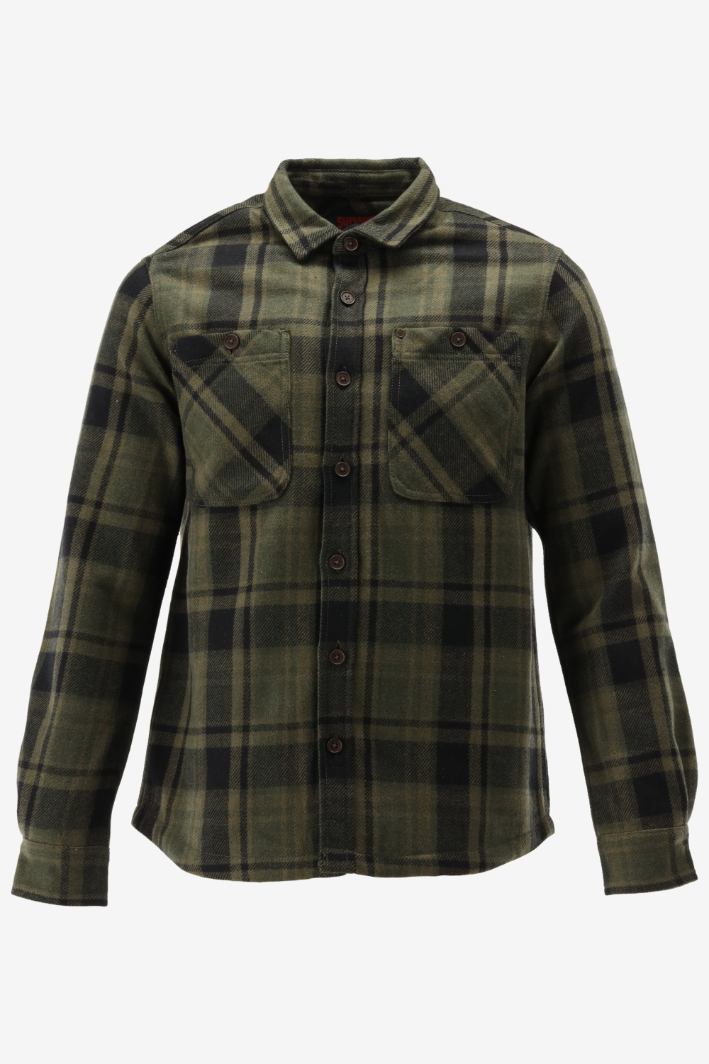 Superdry casual shirt merchant quilted maat L