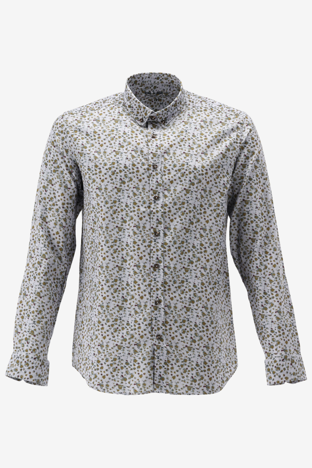 BlueFields Overhemd Overhemd Van Katoen Met Print 21442008 1883 Mannen Maat - XL