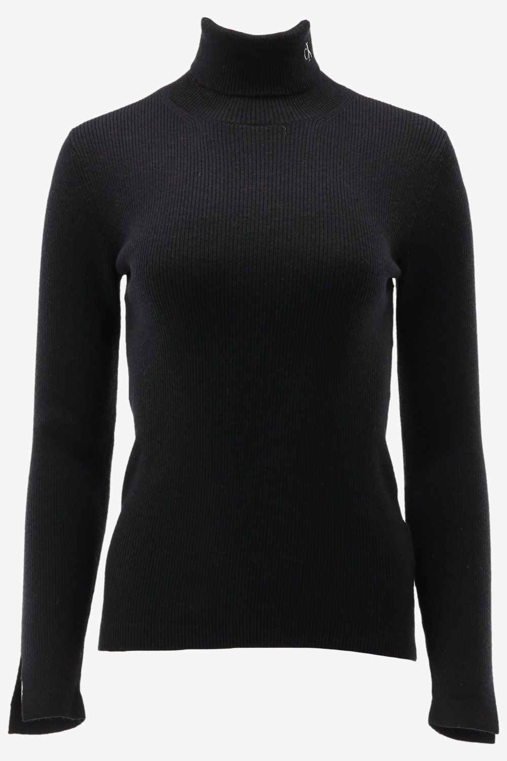 Calvin Klein Ck Tight Roll Neck Sweater Truien & Vesten Dames - Sweater - Hoodie - Vest- Zwart - Maat S