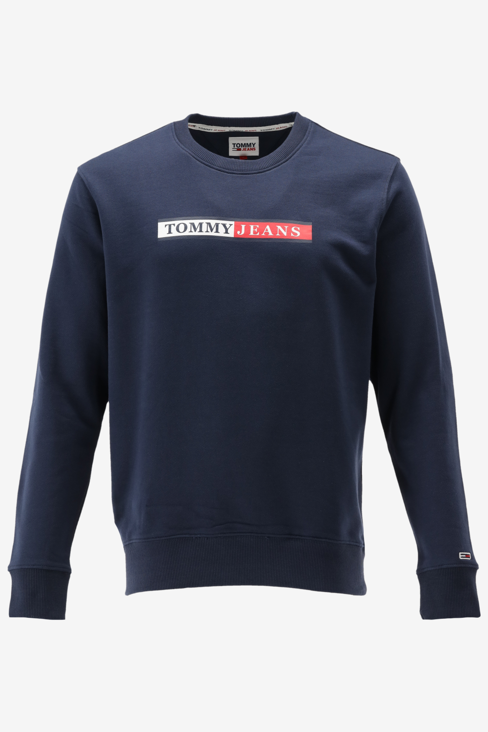 Tommy Jeans - Heren Sweaters Reg Essential Graphic Crew Sweater - Blauw - Maat L