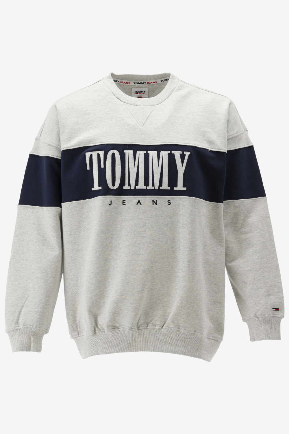 Tommy Jeans Sweater - Regular Fit - Grijs - L