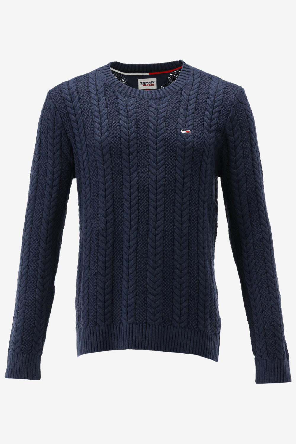Tommy Jeans Tjm Regular Cable Sweater Truien & Vesten - Donkerblauw