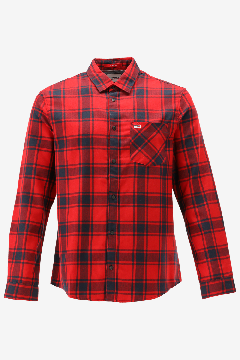 Tommy Jeans Tjm Check Flannel Shirt Overhemden - Rood