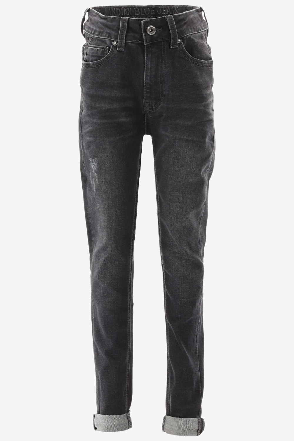 Indian Blue Jeans Black Jay Tapered Fit Jeans - Zwart
