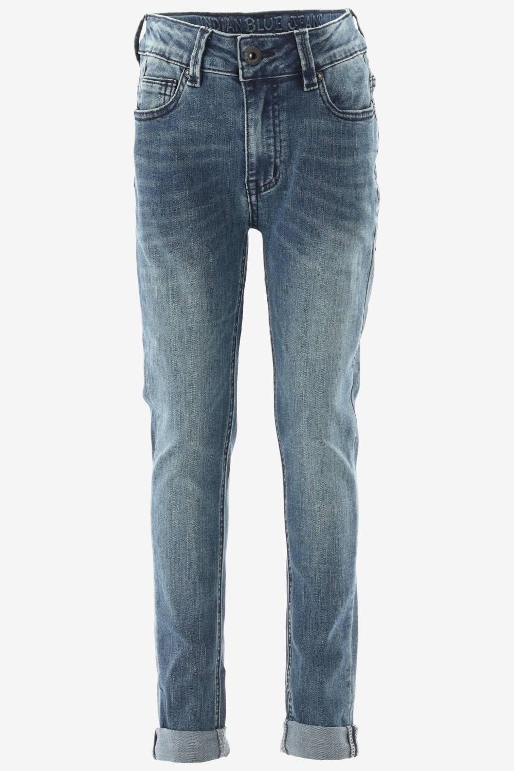 Indian Blue Jeans Blue Jay Tapered Fit Jeans - Blauw