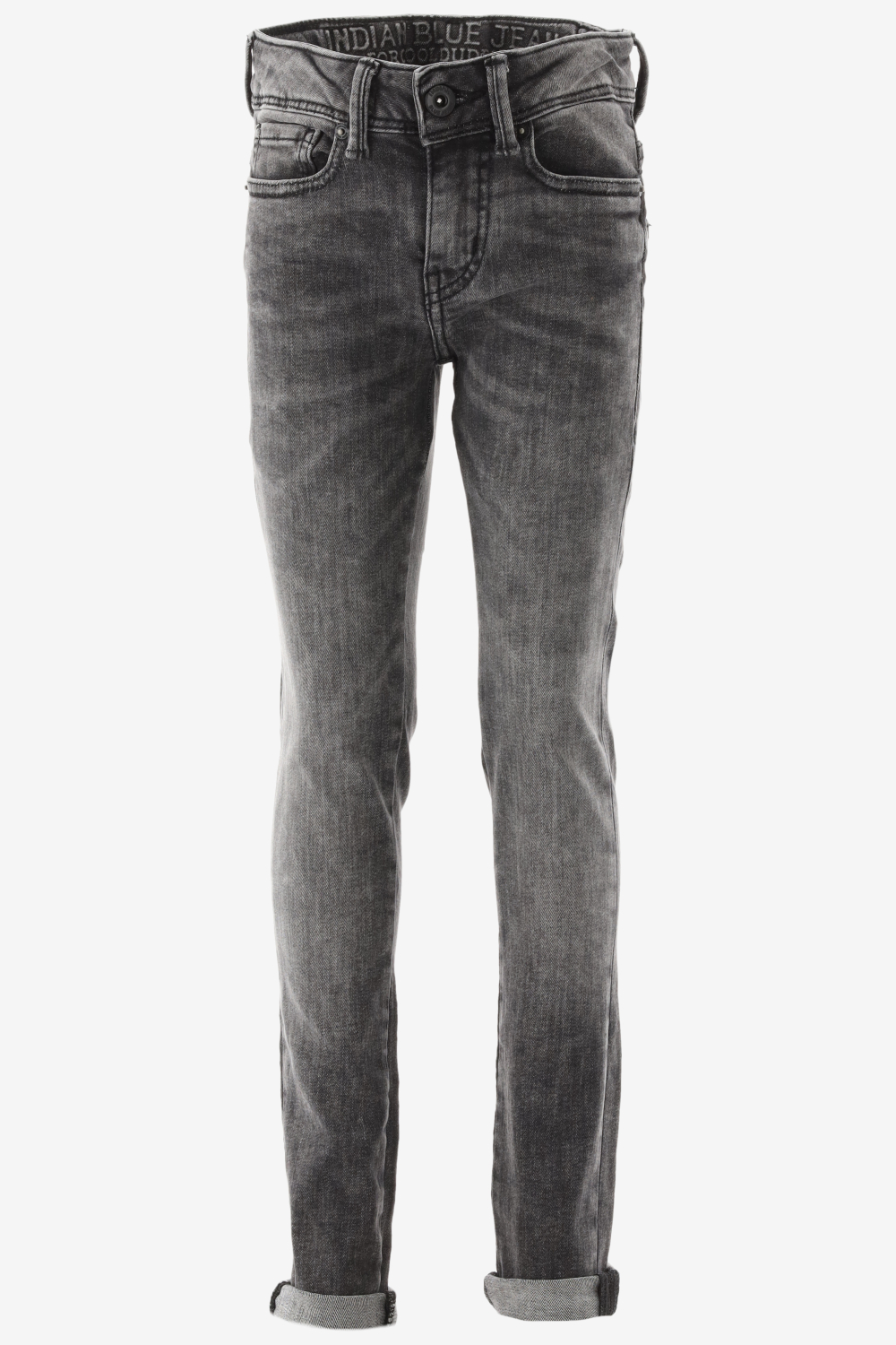 Indian Blue Jeans Grey Max Straight Fit Jeans Jongens - Broek - Grijs - Maat 134