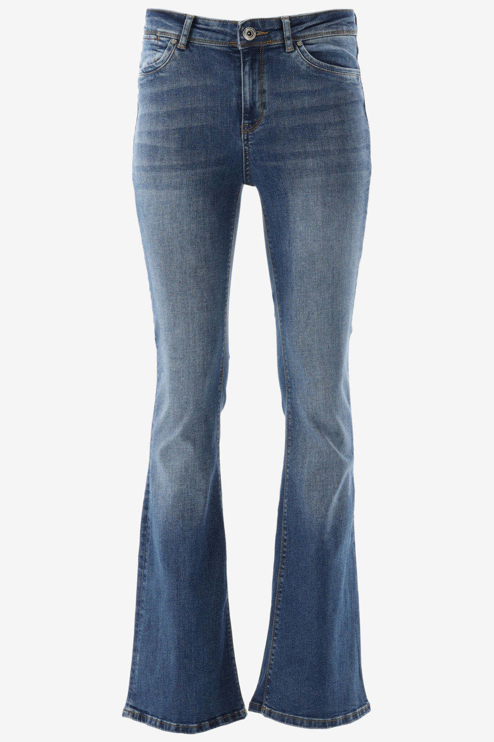 Cars Jeans Michelle Flare Den 78627 Stone Used Dames Maat - W26 X L32