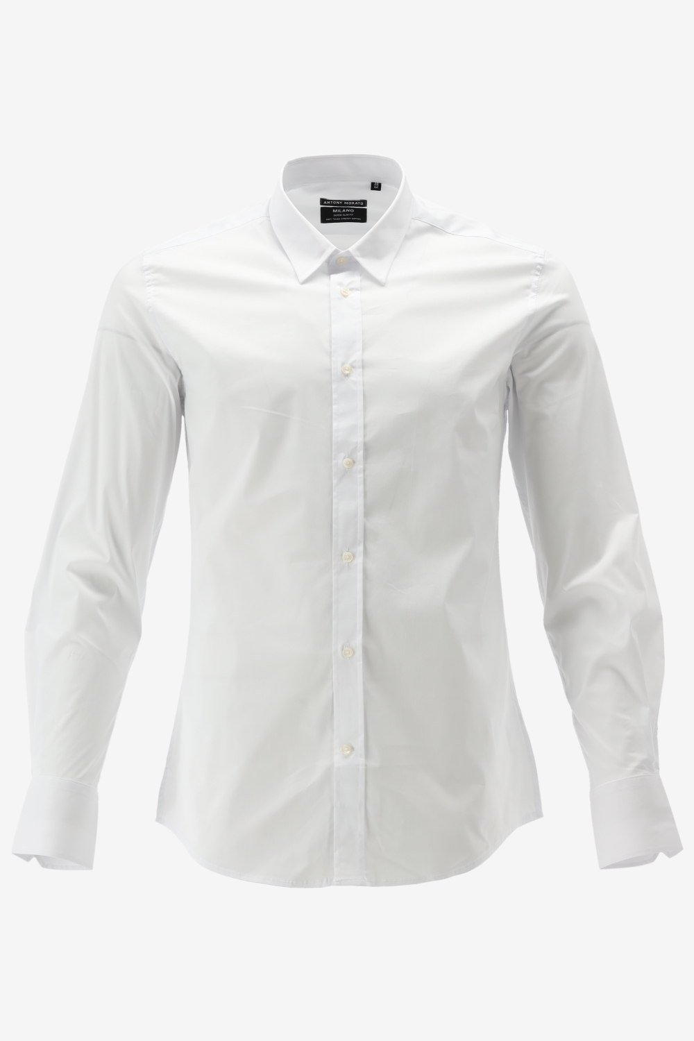 Antony Morato Overhemd Shirt Milano Mmsl00694 Fa450010 1000 White Mannen Maat - 48