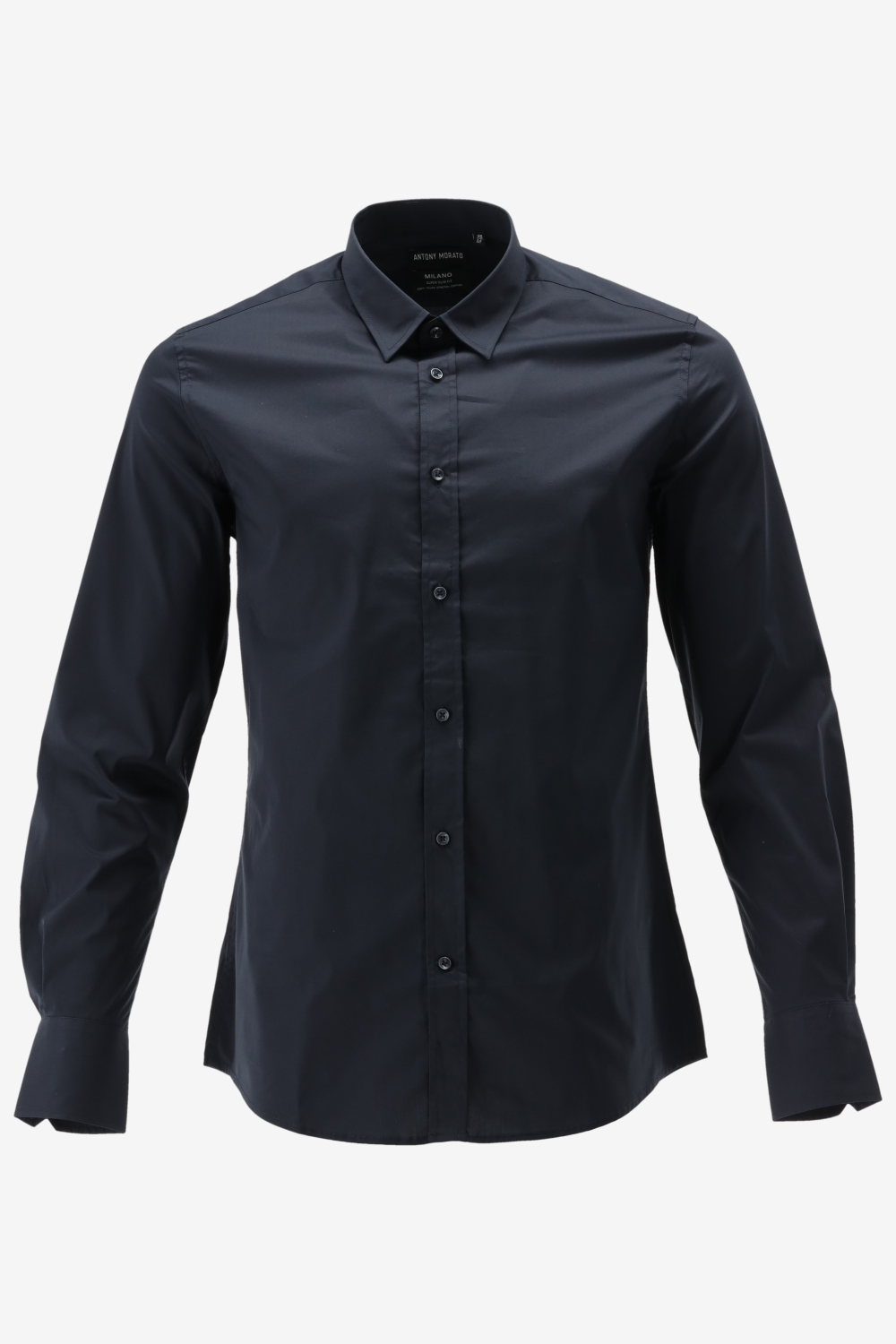 Antony Morato Overhemd Shirt Milano Mmsl00694 Fa450010 7073 Blue Ink Mannen Maat - 46