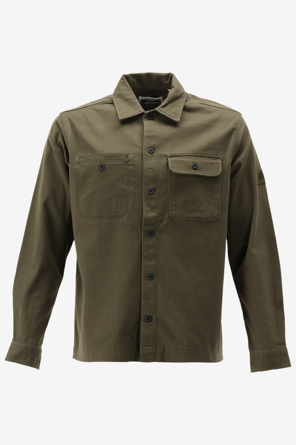 Jack & Jones Overhemd Jcoclassic Ben Overshirt Ls Relaxed 12240366 Olive Night Mannen Maat - XL