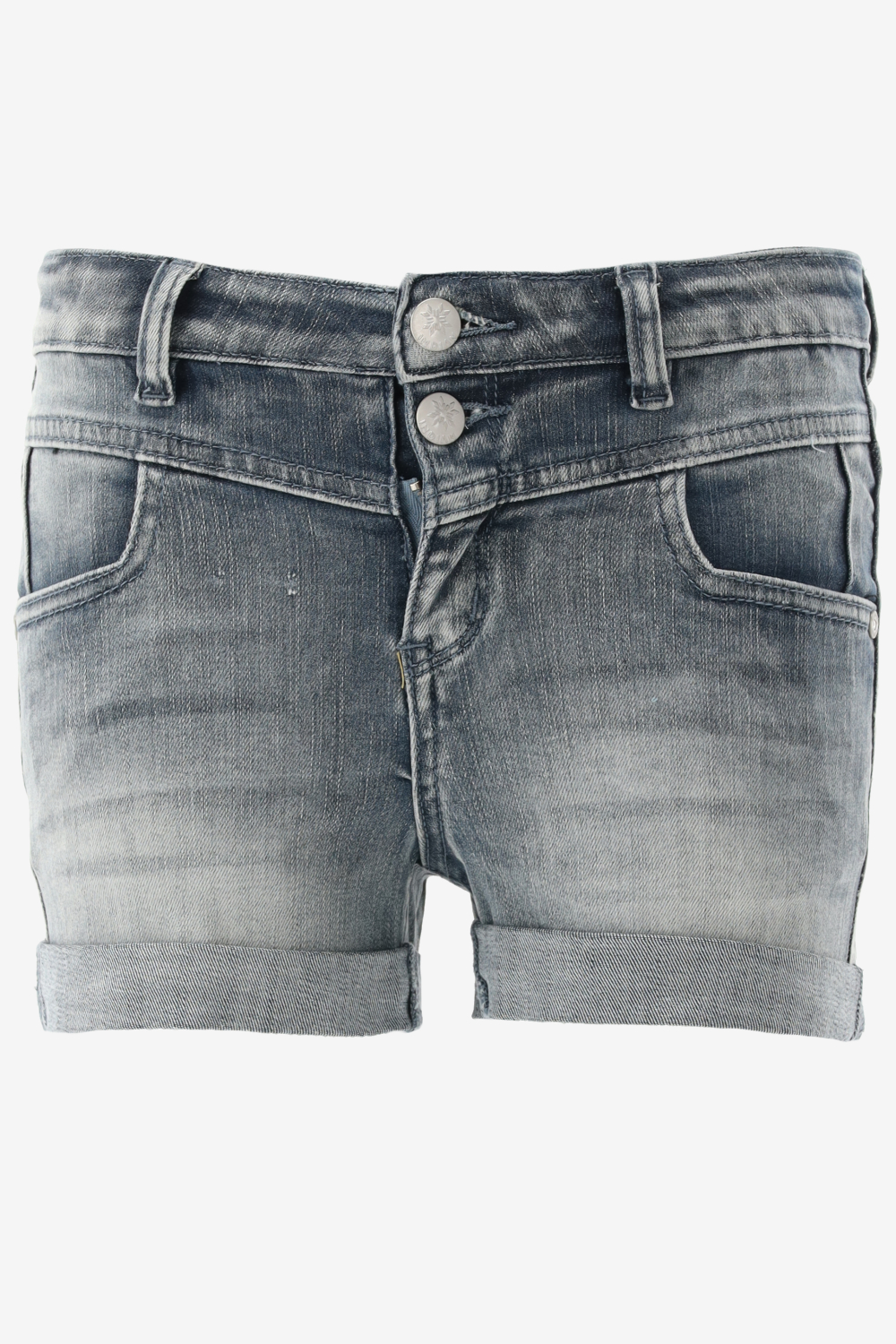 Indian Blue Jeans - Denim Short - Blue Grey Denim - Maat 164