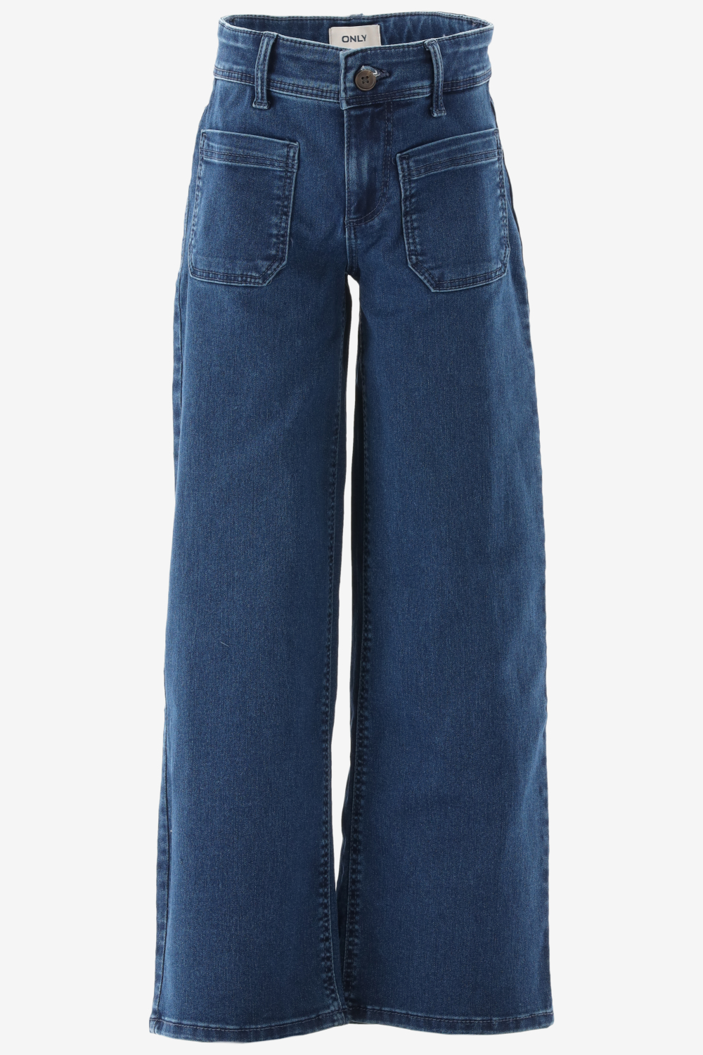 ONLY KOGSYLVIE WIDE LEG FRONT POCKET DNM Meisjes Jeans - Maat 128