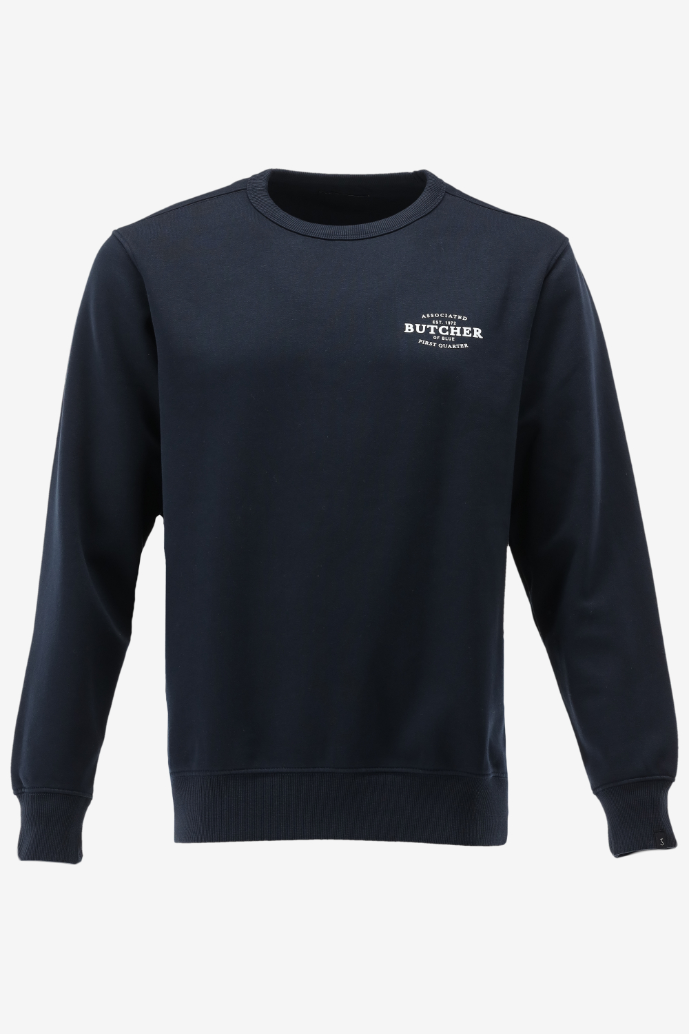 Butcher of blue sweater army amstel crew maat M