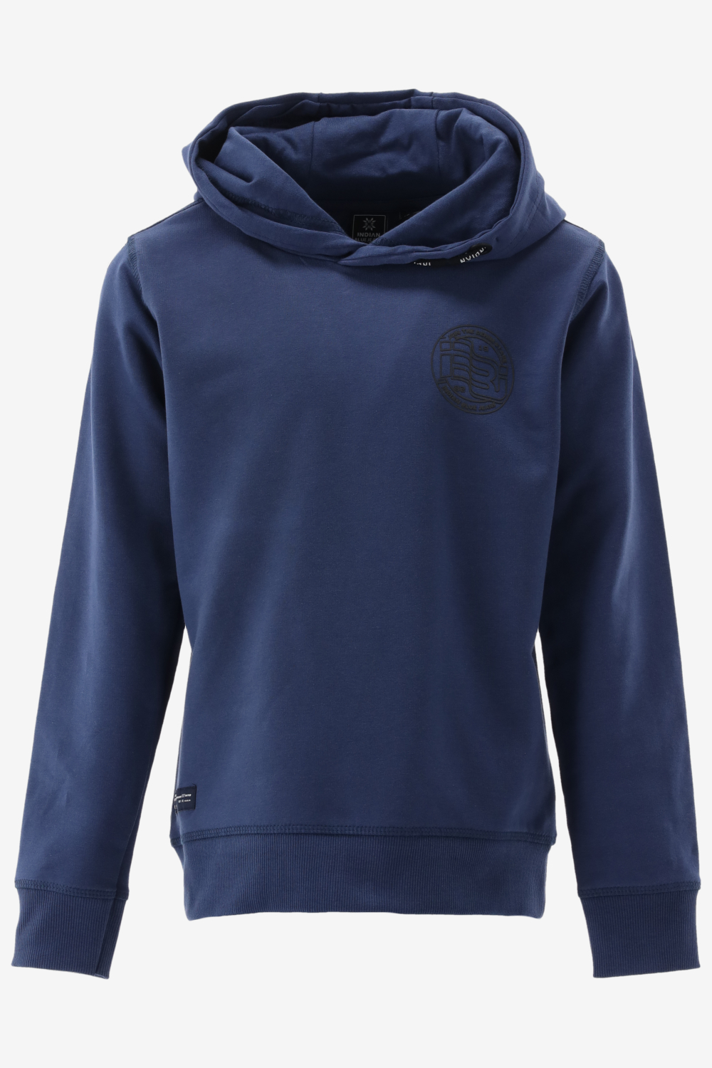 Indian Blue Hoodie Organic Hoodie Backprint