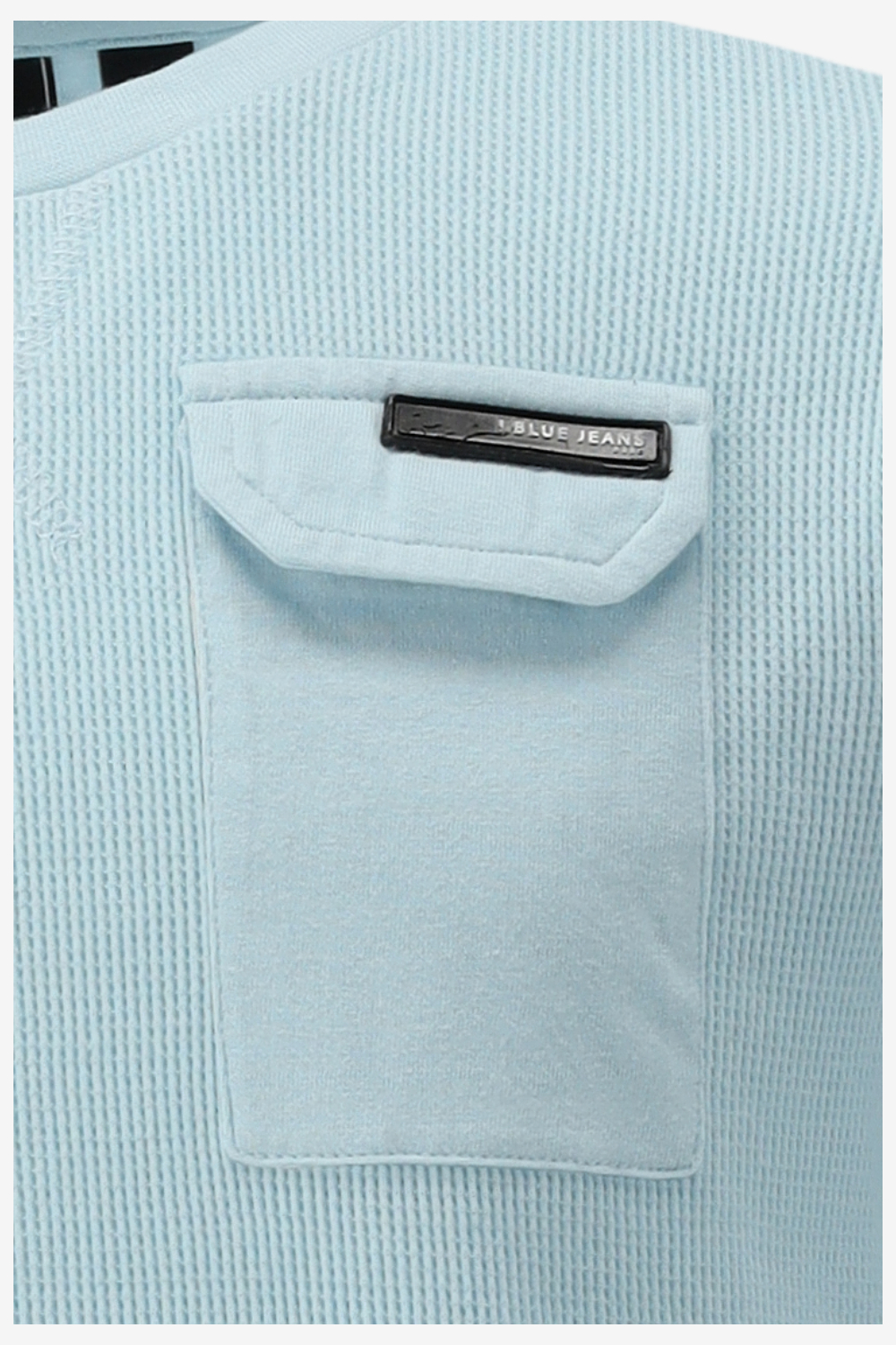 Indian Blue T-shirt T-Shirt Structure Pique Pocket