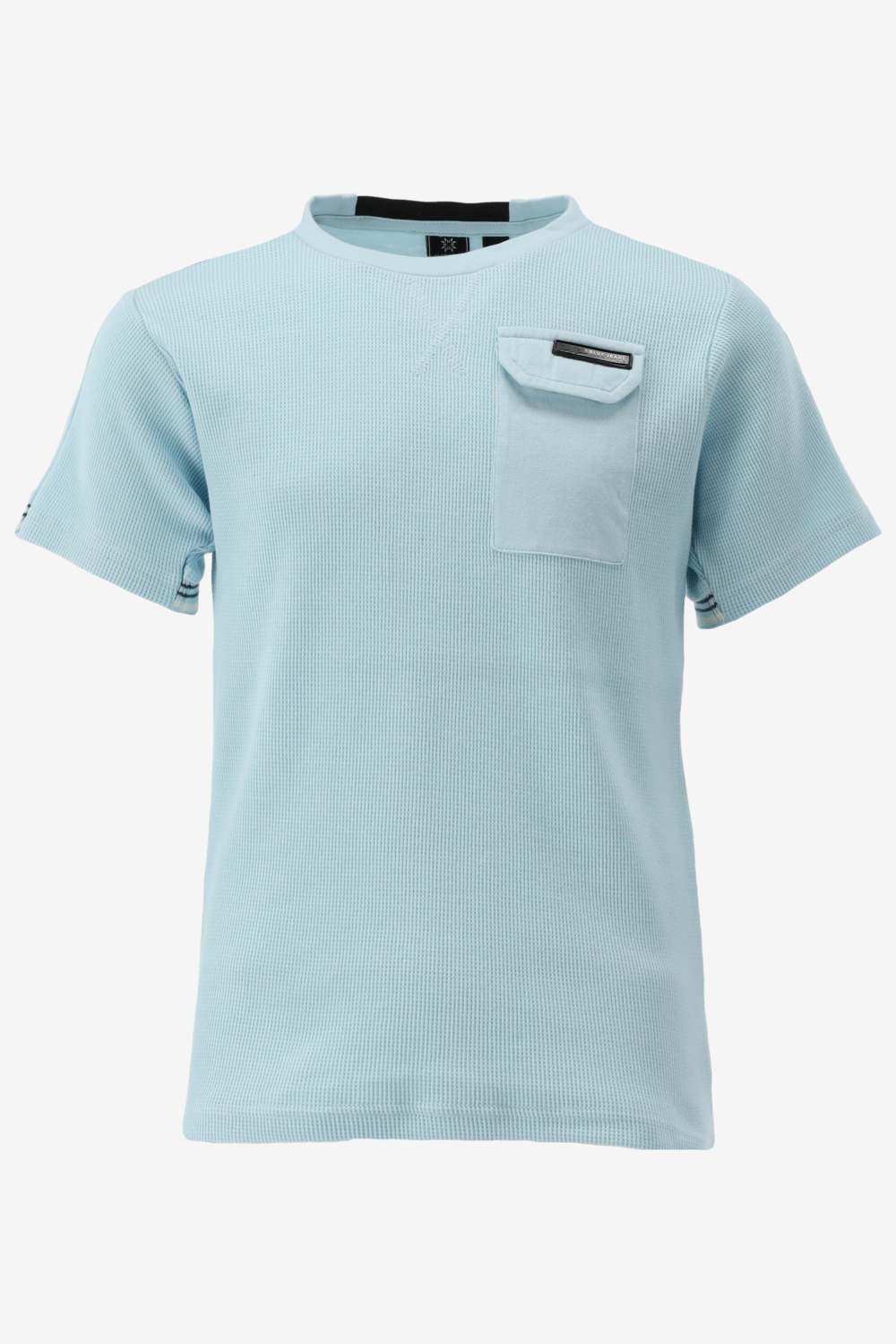 Indian Blue T-shirt T-Shirt Structure Pique Pocket