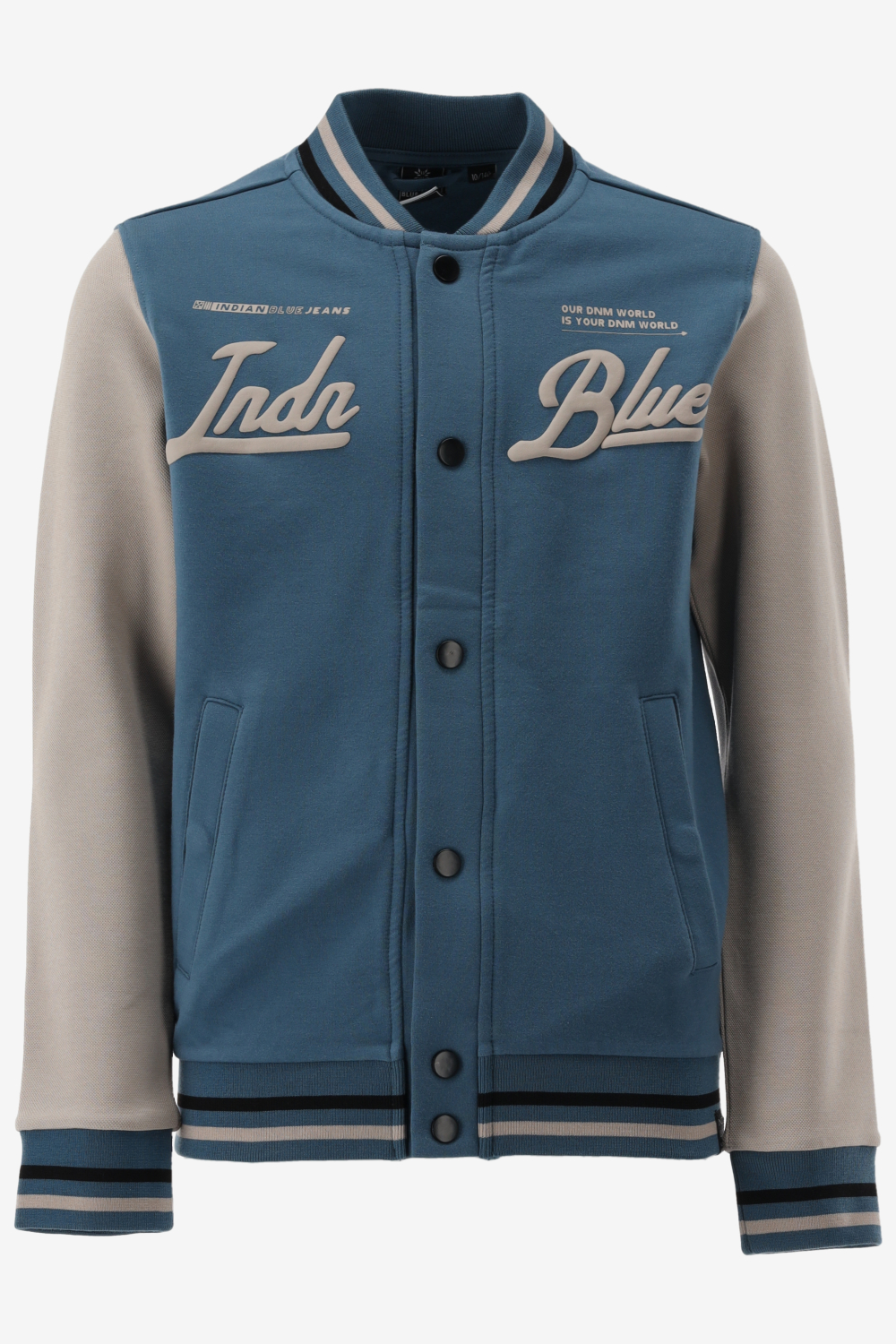 Indian Blue Vest Bomber Jacket Indian