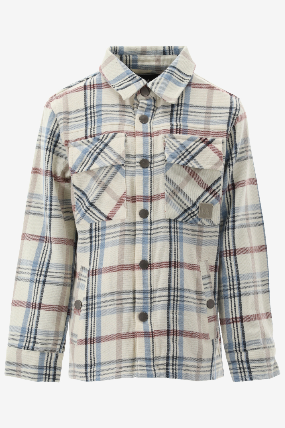 Indian Blue Casual Shirt Shirt Jacket Check