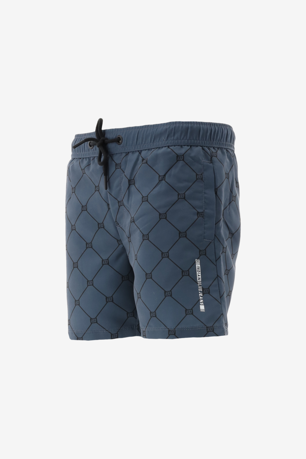 Indian Blue Zwembroek Beachshort Check