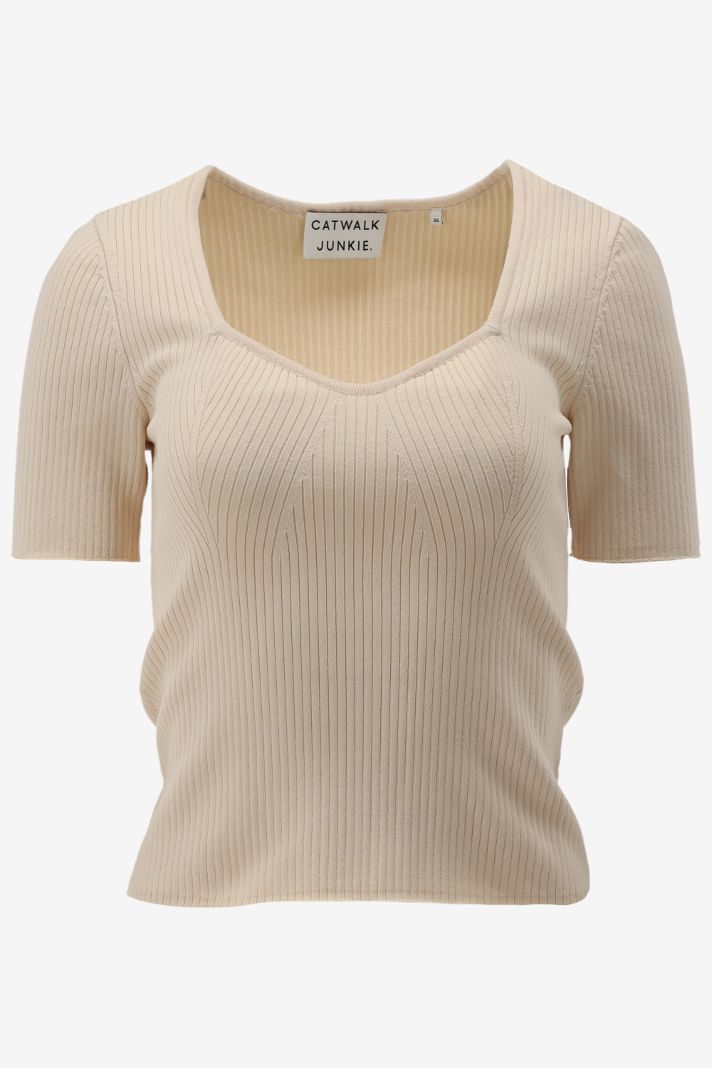 Catwalk junkie trui structured rib knit top maat 36