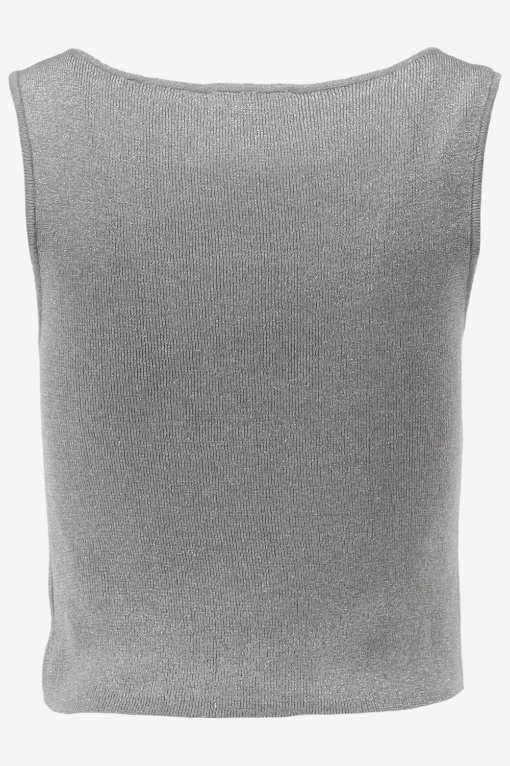 Catwalk Junkie Singlet Metallic knitted top