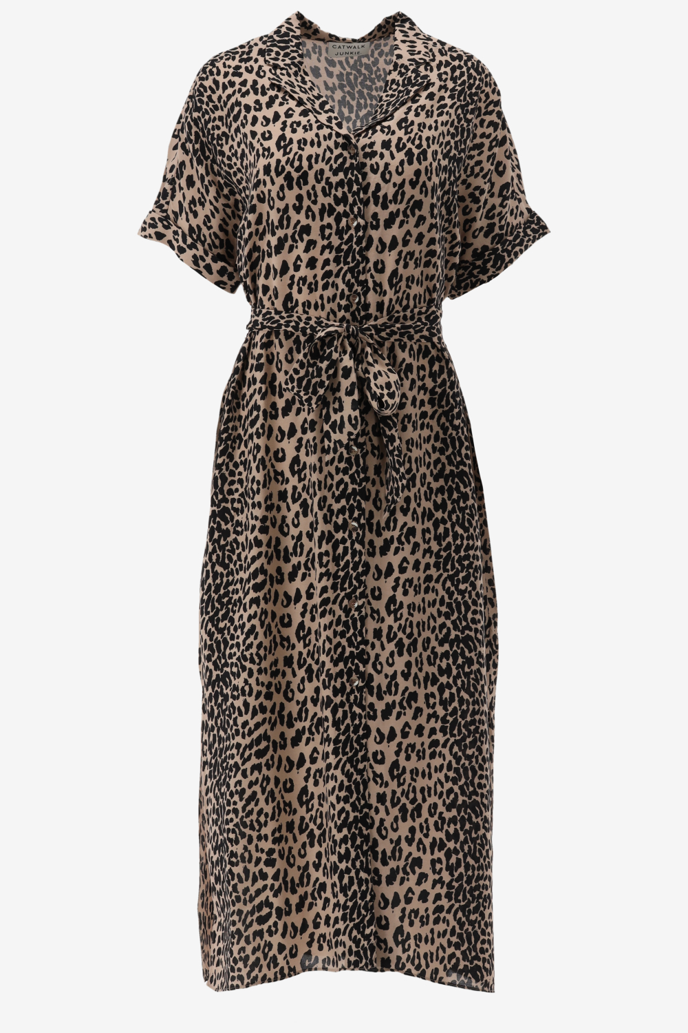 Catwalk Junkie Jurk Resort collar leopard