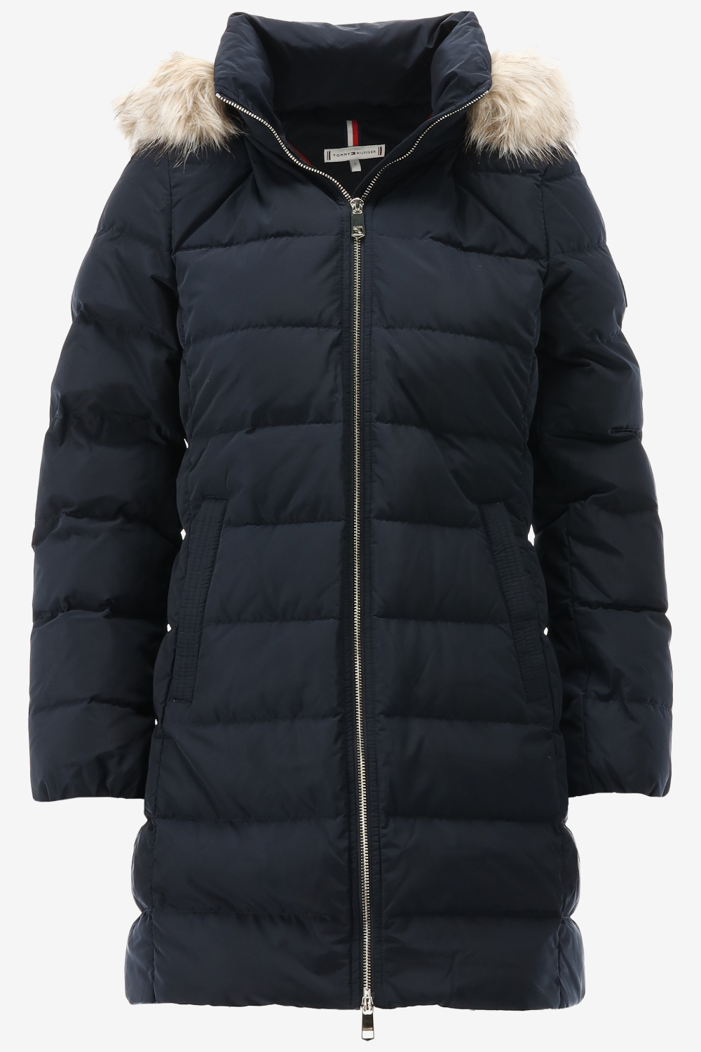 Tommy Hilfiger Gewatteerde jas HERITAGE DOWN TYRA COAT WITH FUR