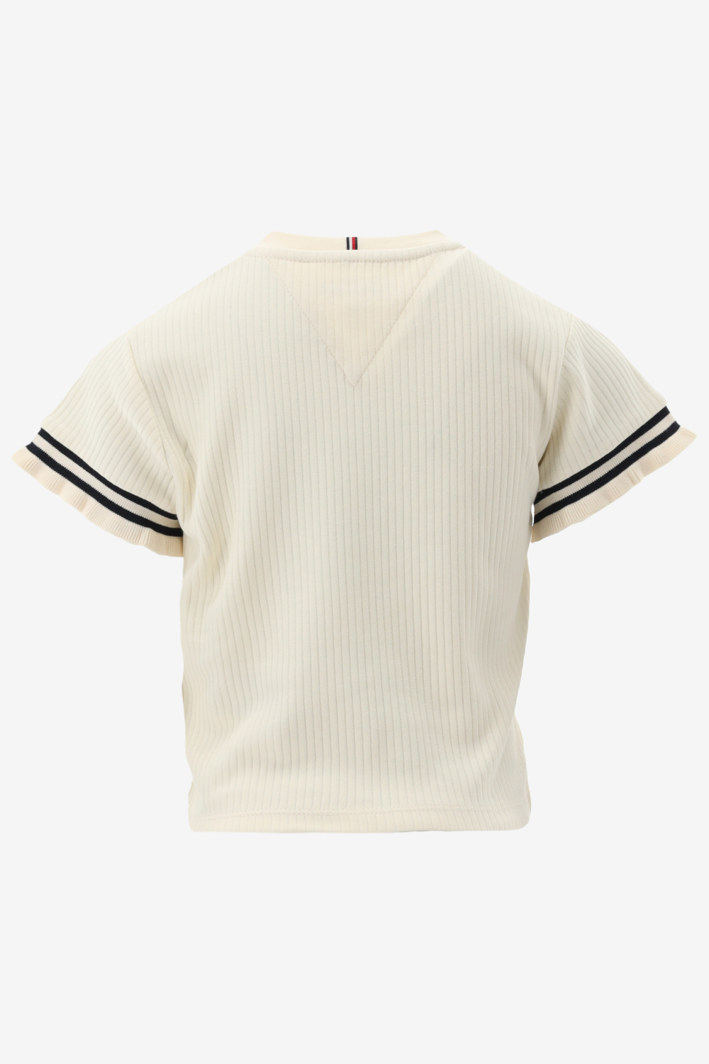 Tommy Hilfiger T-shirt RUFFLE RIB KNIT TOP