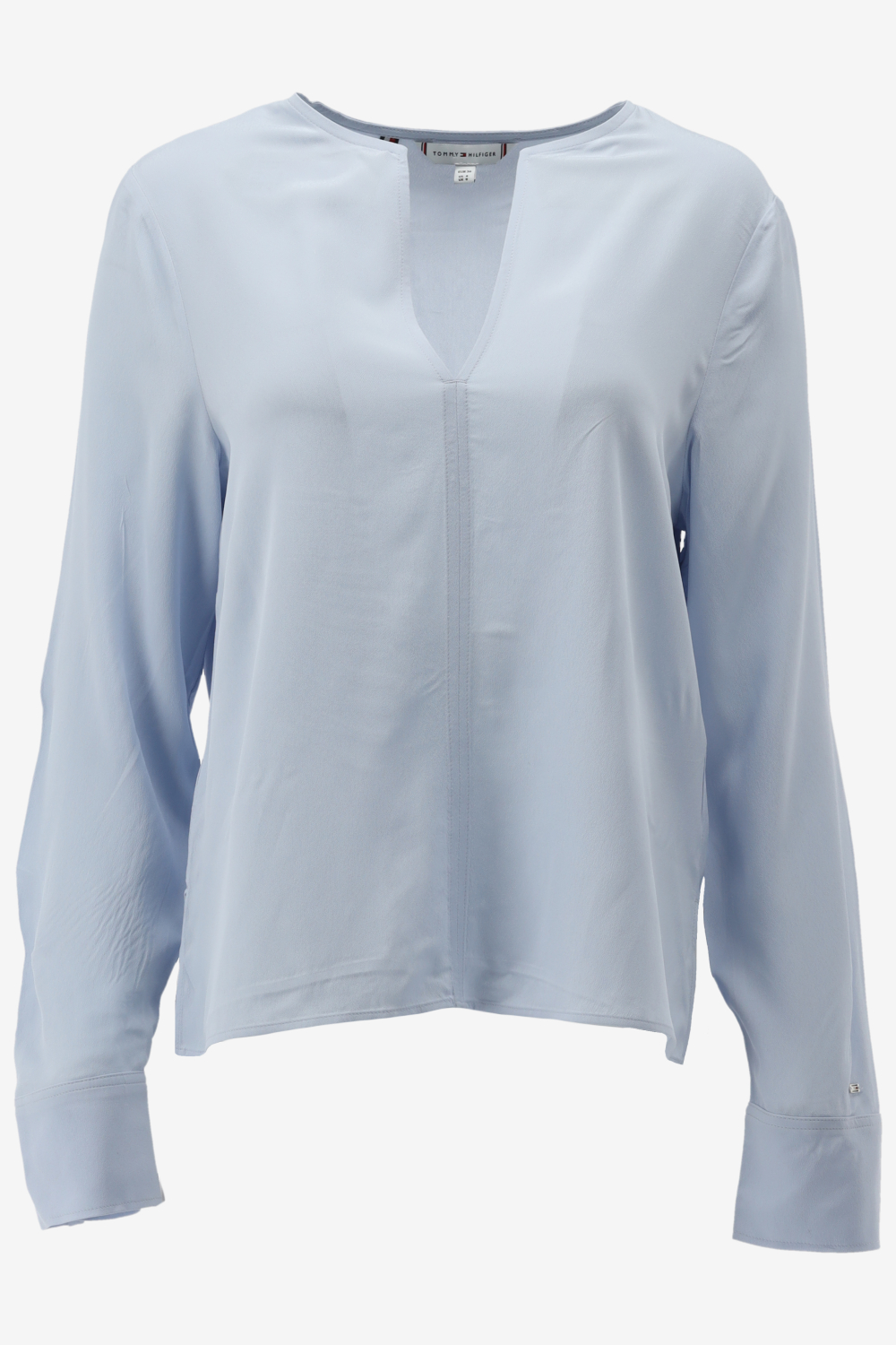 Tommy hilfiger blouse viscose crepe v-n maat 34