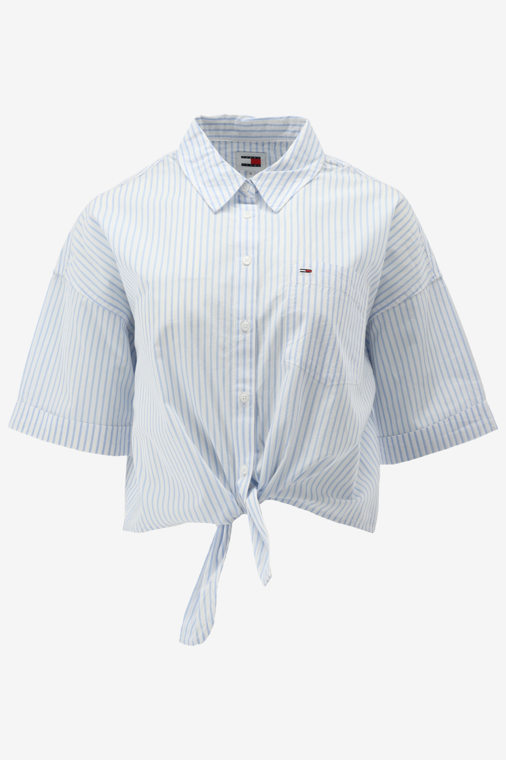 Tommy hilfiger blouse tjw crp front knot maat L