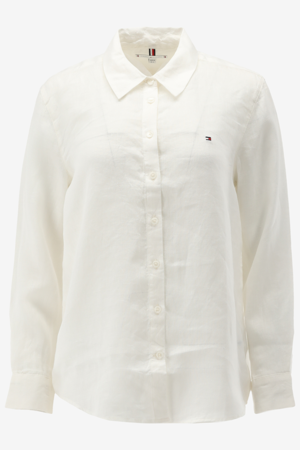 Tommy hilfiger blouse linen relaxed shirt maat 44