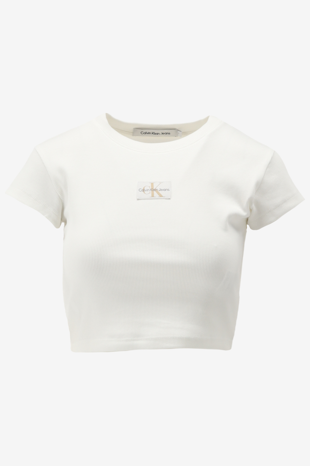 Calvin Klein T-shirt WOVEN LABEL RIB BABY TEE