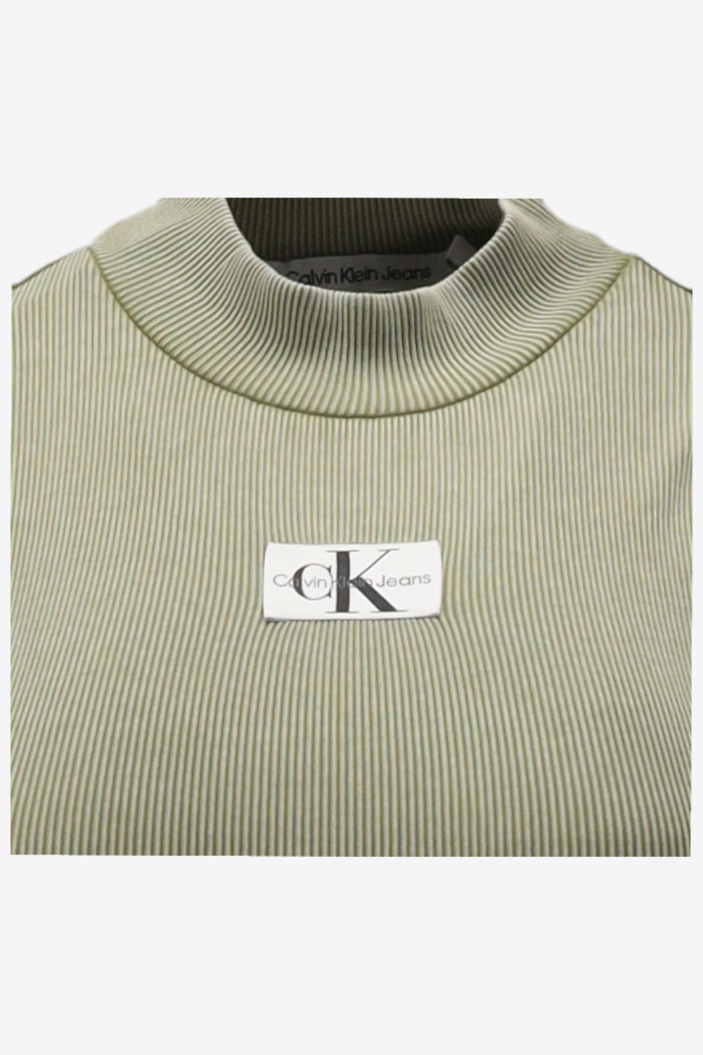 Calvin Klein Jurk WASHED RIB LABEL LON