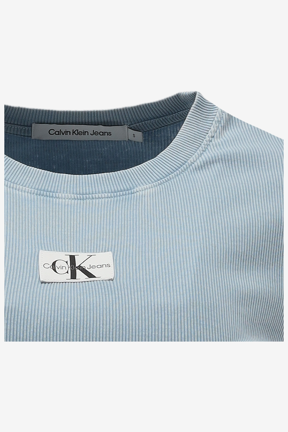 Calvin Klein T-shirt LABEL WASHED RIB SLI, CEZ