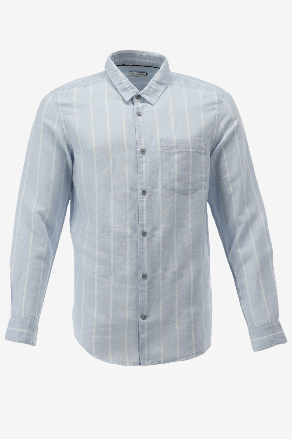 Calvin Klein Casual Shirt LINEN COTTON STRIPE