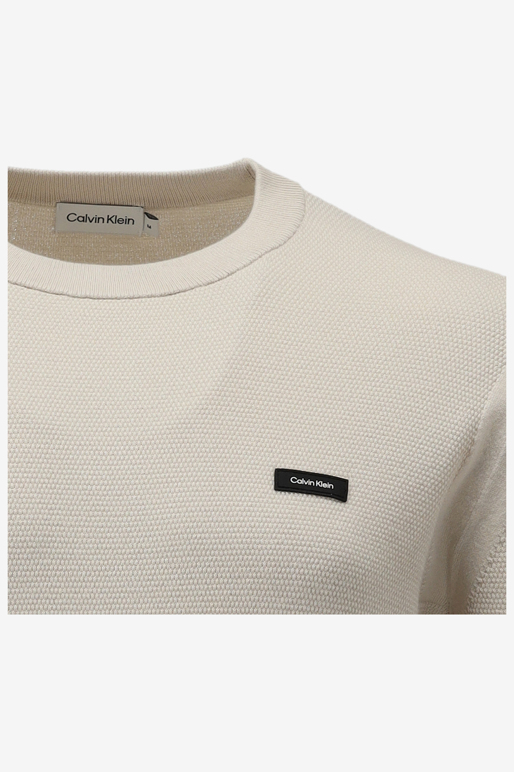 Calvin Klein Trui TEXTURED CN SWEATER, ACE