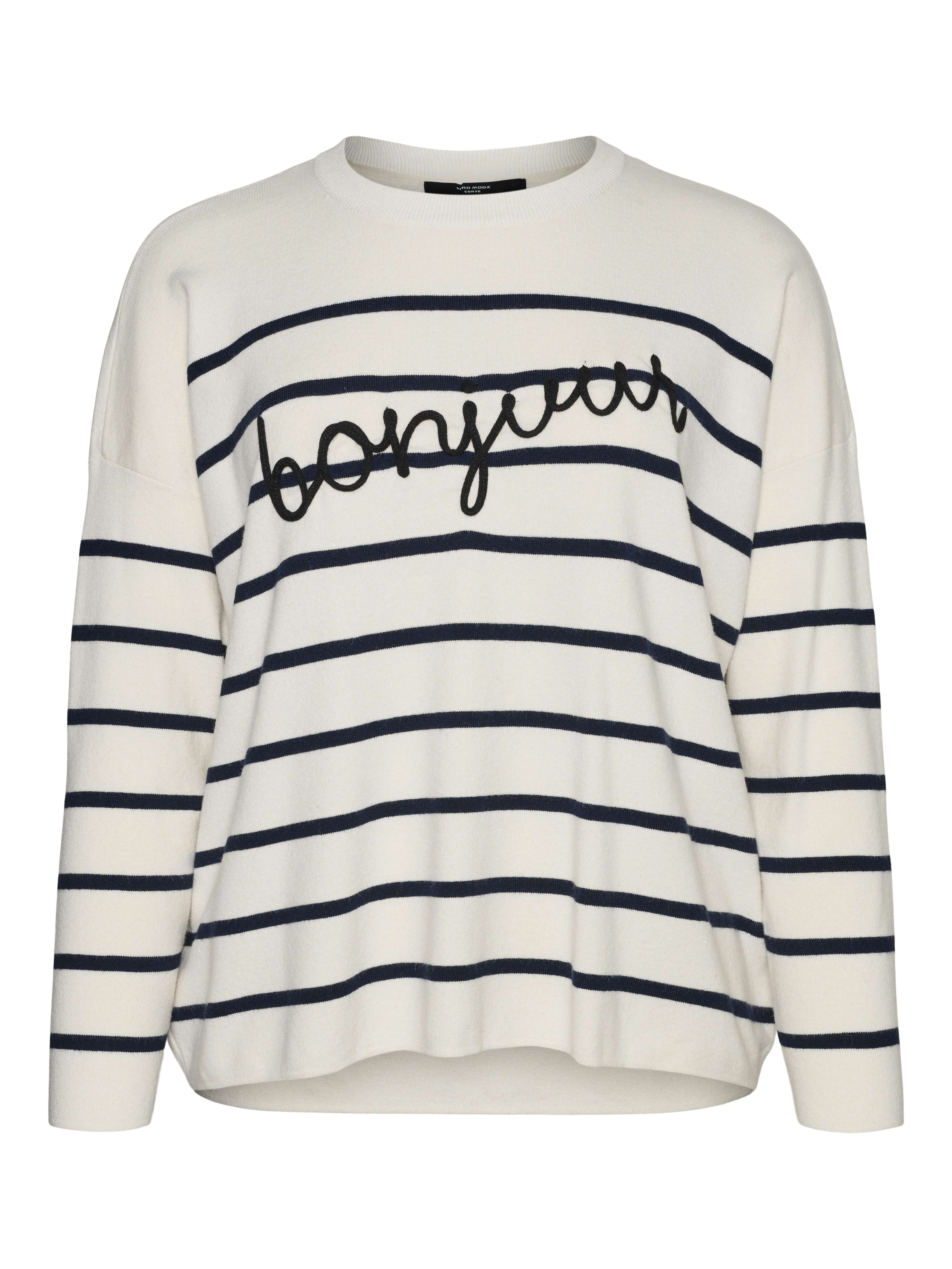Vero moda curve trui aria bonjour maat 42/44