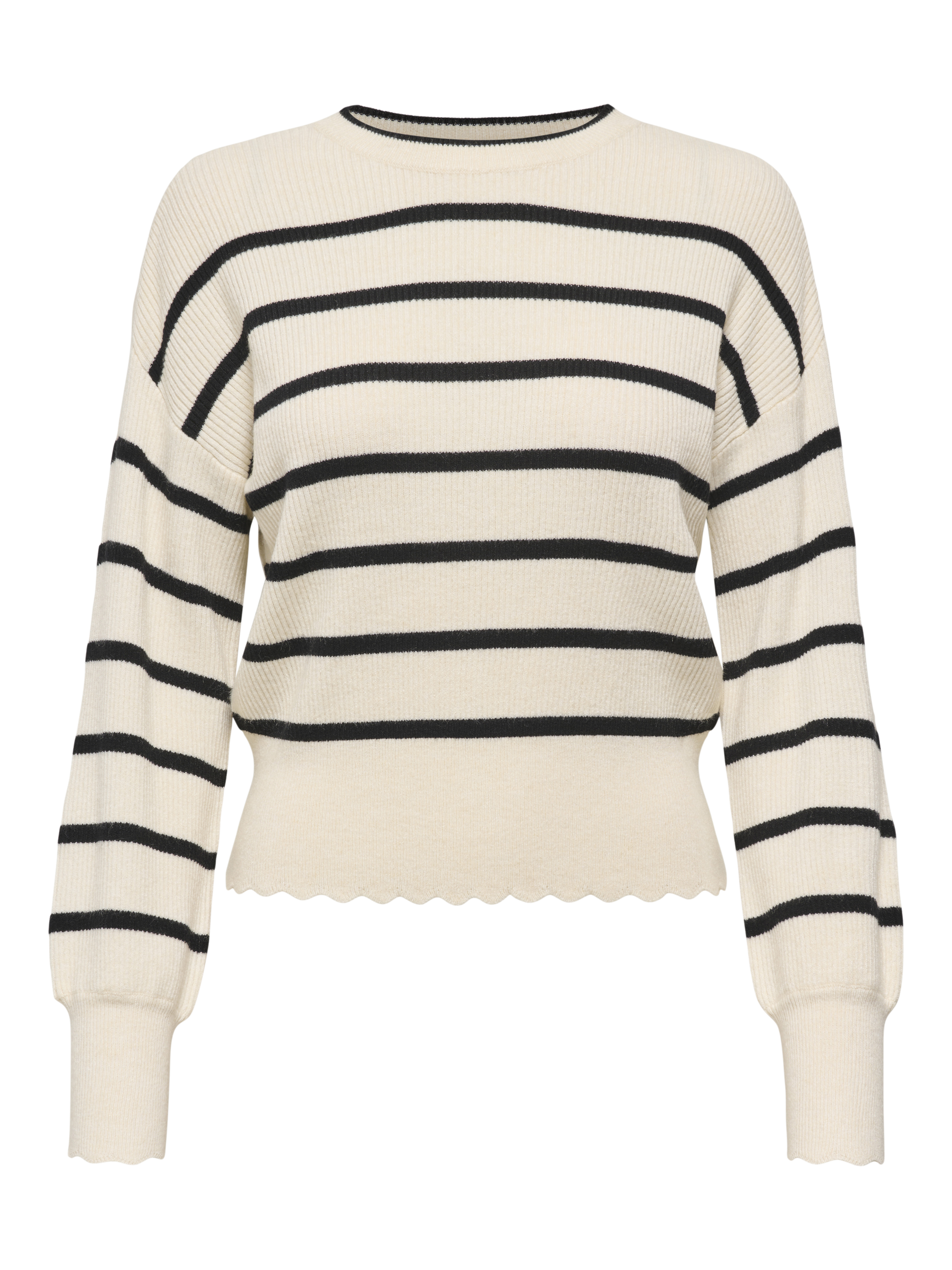 Only Trui met ronde hals ONLIBI LS O-NECK NOOS KNT