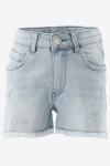 Indian Blue Short High Waist Denim Short