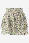 Indian Blue Rok Flower Skirt Short Length