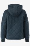 Indian Blue Jas Quilted Soft Shell Hooded Jack