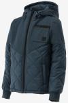 Indian Blue Jas Quilted Soft Shell Hooded Jack