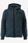 Indian Blue Jas Quilted Soft Shell Hooded Jack