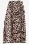 Catwalk Junkie Rok A-line pull-on leopard skirt