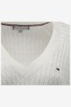 Tommy Hilfiger Trui CO CABLE V-NK SWEAT