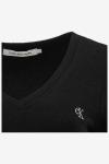 Calvin Klein T-shirt SLUB RIB V-NECK TOP