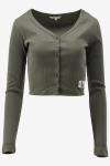 Calvin Klein Longsleeve WOVEN LABEL RIB LS C