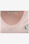 Calvin Klein T-shirt WOVEN LABEL RIB V-NE