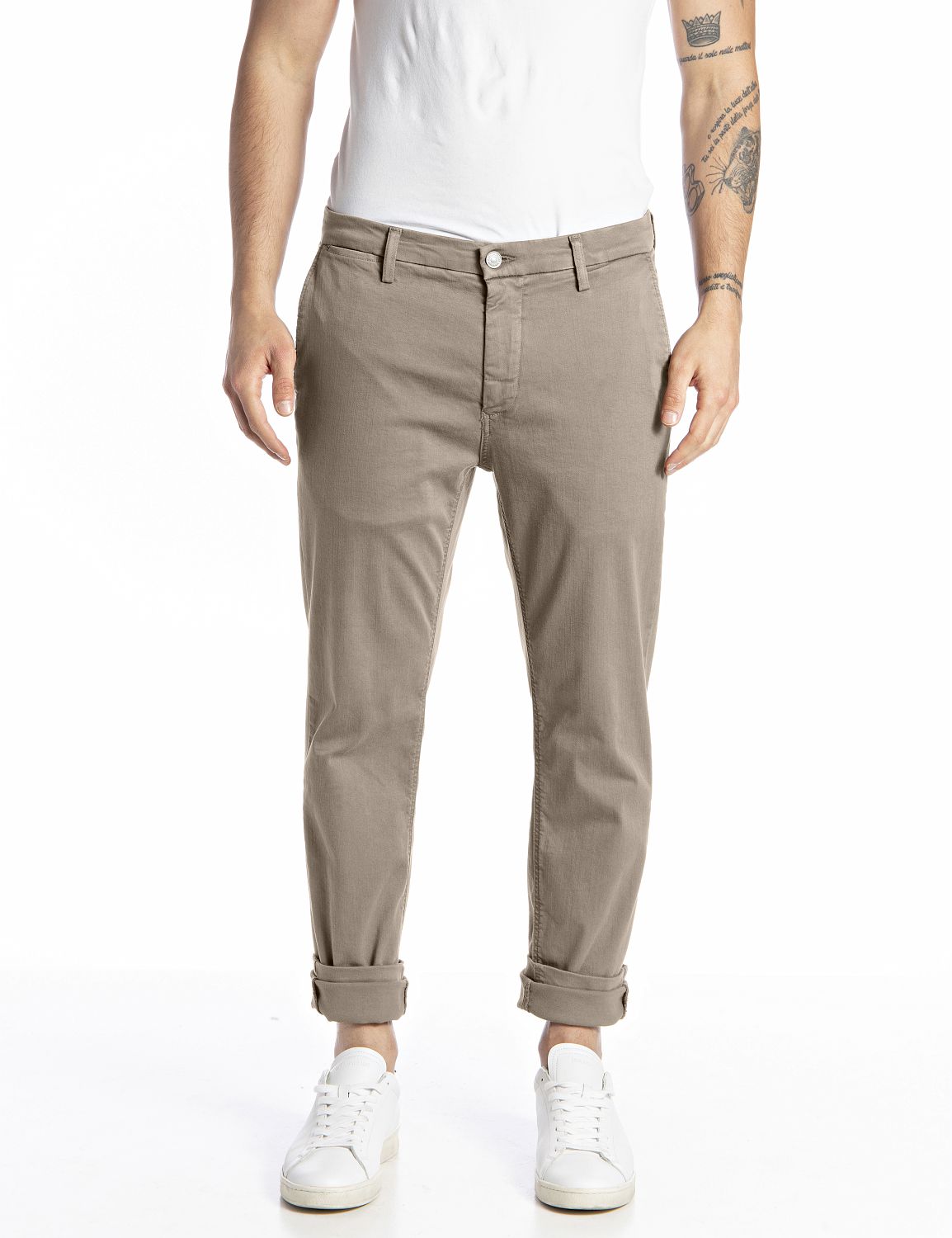 Replay | Heren | Zeumar Hyperflex Chino Beige
